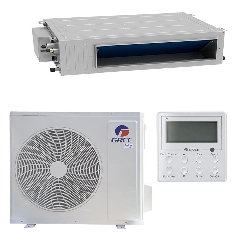 Кондиционер канальный GREE-18 Inverter R32: GUD50PS1/B-S/ GUD50W1/NhB (без соединительной инсталляции)